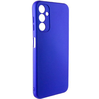 Накладка (з мікрофіброю) Silicone Cover Lakshmi Full Camera для Samsung A16 4G/5G- ультра-синій