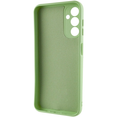 Накладка (з мікрофіброю) Silicone Cover Lakshmi Full Camera для Samsung A16 4G/5G- фісташковий