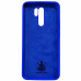 Накладка (з мікрофіброю) Silicone Cover Lakshmi для Xiaomi Redmi 9- ультра-синій