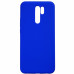Накладка (з мікрофіброю) Silicone Cover Lakshmi для Xiaomi Redmi 9- ультра-синій