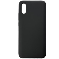Накладка (з мікрофіброю) Silicone Cover Lakshmi для Xiaomi Redmi 9A- чорний