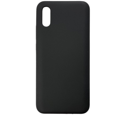Накладка (з мікрофіброю) Silicone Cover Lakshmi для Xiaomi Redmi 9A- чорний