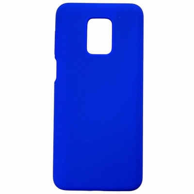 Накладка (з мікрофіброю) Silicone Cover Lakshmi для Xiaomi Redmi Note 9 Pro / Note 9s- ультра-синій