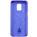 Накладка (з мікрофіброю) Silicone Cover Lakshmi для Xiaomi Redmi Note 9 Pro / Note 9s- фіолетовий
