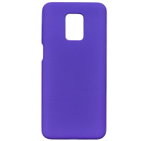 Накладка (з мікрофіброю) Silicone Cover Lakshmi для Xiaomi Redmi Note 9 Pro / Note 9s- фіолетовий