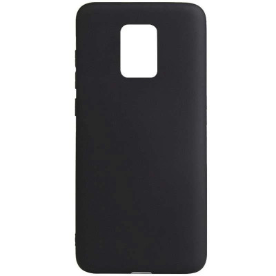 Накладка (з мікрофіброю) Silicone Cover Lakshmi для Xiaomi Redmi Note 9 Pro / Note 9s- чорний