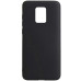 Накладка (з мікрофіброю) Silicone Cover Lakshmi для Xiaomi Redmi Note 9 Pro / Note 9s- чорний