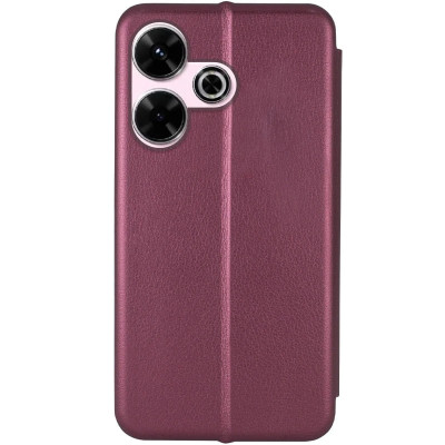Чохол-книжка 360 для Xiaomi Redmi 13 4G / Poco M6 4G- марсала Чохол-книжка 360 для Xiaomi Redmi 13 4G / Poco M6 4G- марсала