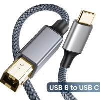 Кабель для принтера BXY Type-C 3.0 (1,5м) Кабель для принтера BXY Type-C 3.0 (1,5м)