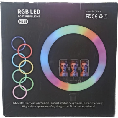 Селфі-лампа Led кільце 45см MJ-18 RGB Селфі-лампа Led кільце 45см MJ-18 RGB