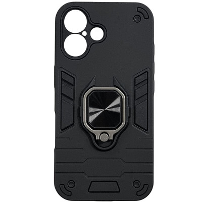 Протиударний чохол Antishock для iPhone 16- чорний Протиударний чохол Antishock для iPhone 16- чорний