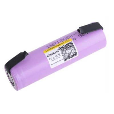 Акумулятор 18650 LiitoKala 30Q-N 3000mAh + TAG (під пайку) Оригінал