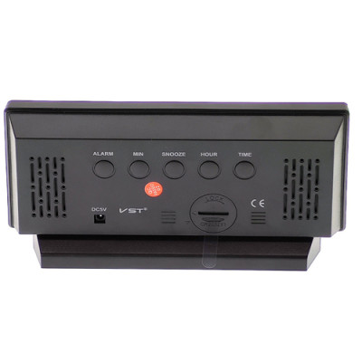 Годинник мережевий VST-897-4, яскраво-зелені написи,температура, USB Годинник мережевий VST-897-4, яскраво-зелені написи,температура, USB