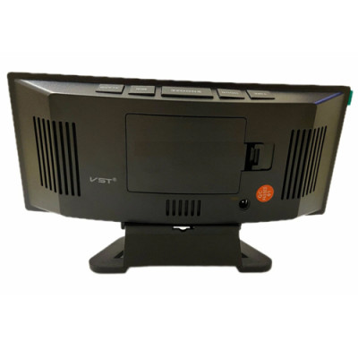 Годинник мережевий VST-899-4, зелені написи, USB