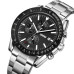 Годинник наручний 9253SIBK SKMEI, Silver/Black