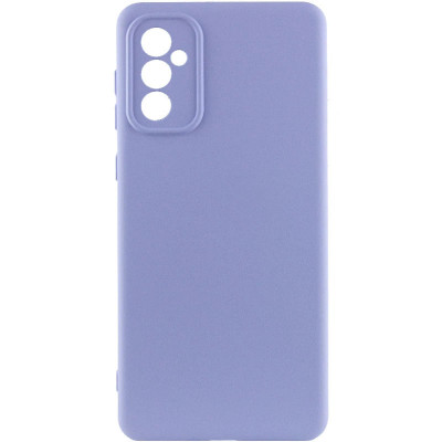 Накладка (з мікрофіброю) Silicone Cover Lakshmi Full Camera для Samsung A36 5G- бузковий