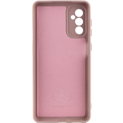 Накладка (з мікрофіброю) Silicone Cover Lakshmi Full Camera для Samsung A36 5G- рожевий пісок