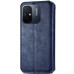 Чохол-книжка GETMAN Cubic для Xiaomi Redmi 12C / Poco C55- синій Чохол-книжка GETMAN Cubic для Xiaomi Redmi 12C / Poco C55- синій