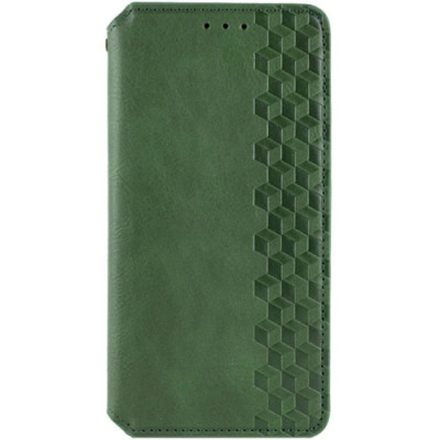 Чохол-книжка GETMAN Cubic для Xiaomi Redmi 14C / Redmi A4 / Poco C75- зелений Чохол-книжка GETMAN Cubic для Xiaomi Redmi 14C / Redmi A4 / Poco C75- зелений