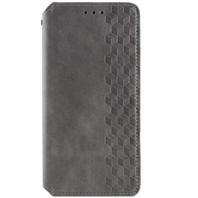Чохол-книжка GETMAN Cubic для Xiaomi Redmi 14C / Redmi A4 / Poco C75- сірий Чохол-книжка GETMAN Cubic для Xiaomi Redmi 14C / Redmi A4 / Poco C75- сірий