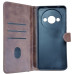 Чохол-книжка Leather Folio New для Xiaomi Redmi A3 (магнітна застібка)- коричневий