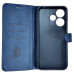 Чохол-книжка Leather Folio New для Xiaomi Redmi 13 4G / Poco M6 4G (магнітна застібка)- синій