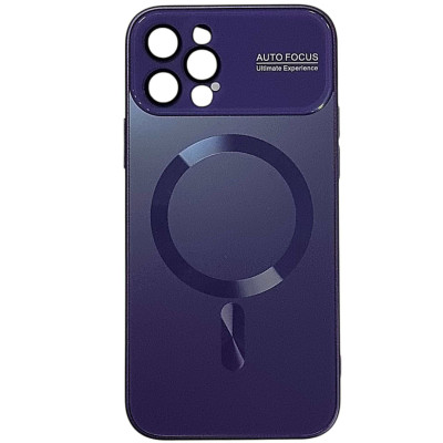 Накладка Glass Slim Case with Magnetic для iPhone 13 Pro- фіолетовий Накладка Glass Slim Case with Magnetic для iPhone 13 Pro- фіолетовий