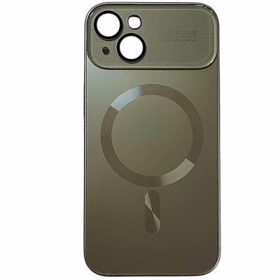 Накладка Glass Slim Case with Magnetic для iPhone 13- золотий Накладка Glass Slim Case with Magnetic для iPhone 13- золотий