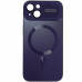 Накладка Glass Slim Case with Magnetic для iPhone 13- фіолетовий