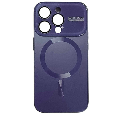 Накладка Glass Slim Case with Magnetic для iPhone 14 Pro- фіолетовий Накладка Glass Slim Case with Magnetic для iPhone 14 Pro- фіолетовий