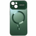 Накладка Glass Slim Case with Magnetic для iPhone 14- зелений