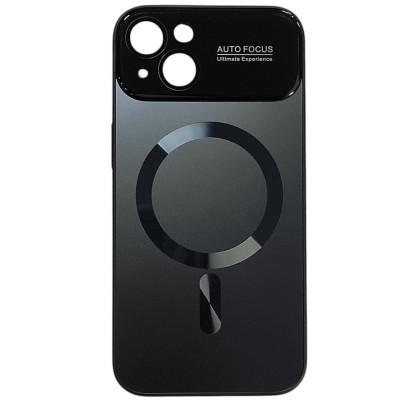 Накладка Glass Slim Case with Magnetic для iPhone 14- чорний Накладка Glass Slim Case with Magnetic для iPhone 14- чорний