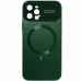 Накладка Glass Slim Case with Magnetic для iPhone 15 Pro- зелений