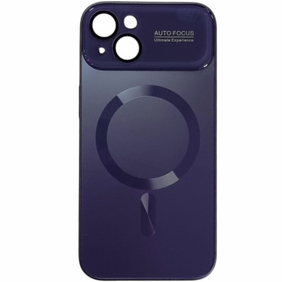 Накладка Glass Slim Case with Magnetic для iPhone 15- фіолетовий Накладка Glass Slim Case with Magnetic для iPhone 15- фіолетовий