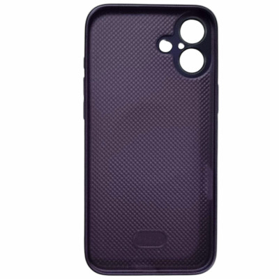 Накладка Glass Slim Case with Magnetic для iPhone 16 Plus- фіолетовий Накладка Glass Slim Case with Magnetic для iPhone 16 Plus- фіолетовий