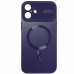 Накладка Glass Slim Case with Magnetic для iPhone 16 Plus- фіолетовий