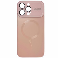 Накладка Glass Slim Case with Magnetic для iPhone 16 Pro Max- рожевий Накладка Glass Slim Case with Magnetic для iPhone 16 Pro Max- рожевий