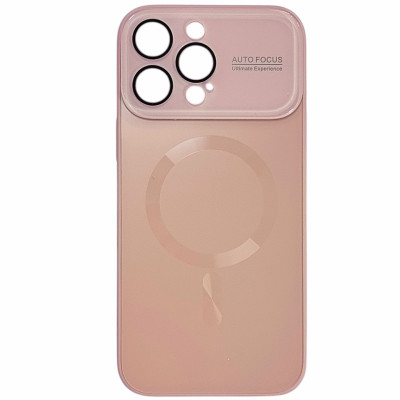 Накладка Glass Slim Case with Magnetic для iPhone 16 Pro Max- рожевий Накладка Glass Slim Case with Magnetic для iPhone 16 Pro Max- рожевий
