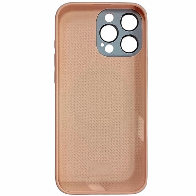 Накладка Glass Slim Case with Magnetic для iPhone 16 Pro- рожевий Накладка Glass Slim Case with Magnetic для iPhone 16 Pro- рожевий