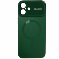 Накладка Glass Slim Case with Magnetic для iPhone 16- зелений Накладка Glass Slim Case with Magnetic для iPhone 16- зелений