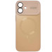 Накладка Glass Slim Case with Magnetic для iPhone 16- рожевий