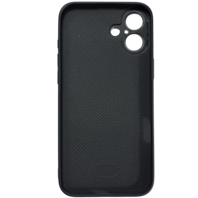 Накладка Glass Slim Case with Magnetic для iPhone 16- чорний Накладка Glass Slim Case with Magnetic для iPhone 16- чорний