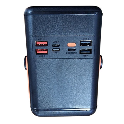 Power Bank Big Box 120000mAh (QC+PD) + cable USB/Micro/Lightning/Type-C- чорний Power Bank Big Box 120000mAh (QC+PD) + cable USB/Micro/Lightning/Type-C- чорний