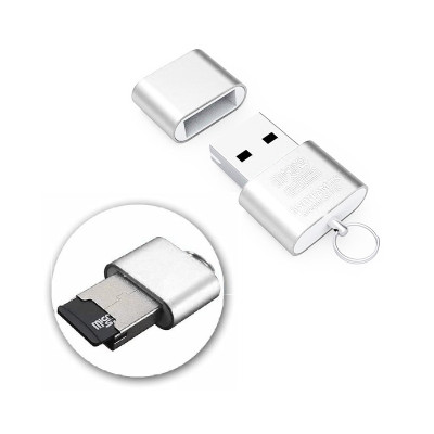 Картрідер (Card Reader) SIYOTEAM SY- T18 Micro SD USB 2.0 / 480Mbp/s- сріблястий Картрідер (Card Reader) SIYOTEAM SY- T18 Micro SD USB 2.0 / 480Mbp/s- сріблястий