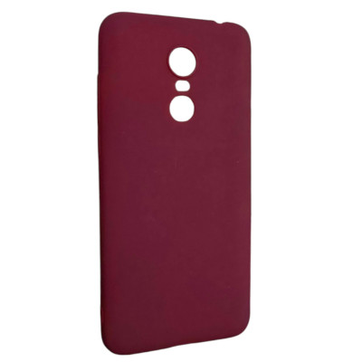 Накладка Candy для Xiaomi Redmi 5 Plus- бордовий Накладка Candy для Xiaomi Redmi 5 Plus- бордовий