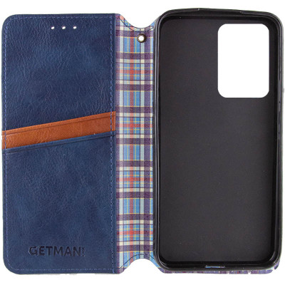 Чохол-книжка GETMAN Cubic для Motorola Moto G24 / G04 / G04s / E14- синій Чохол-книжка GETMAN Cubic для Motorola Moto G24 / G04 / G04s / E14- синій