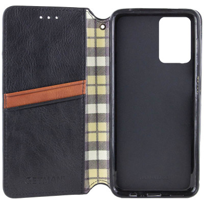 Чохол-книжка GETMAN Cubic для Motorola Moto G24 / G04 / G04s / E14- чорний Чохол-книжка GETMAN Cubic для Motorola Moto G24 / G04 / G04s / E14- чорний