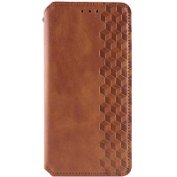 Чохол-книжка GETMAN Cubic для Xiaomi Redmi Note 13 Pro 5G / Poco X6- коричневий Чохол-книжка GETMAN Cubic для Xiaomi Redmi Note 13 Pro 5G / Poco X6- коричневий