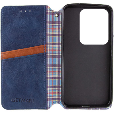 Чохол-книжка GETMAN Cubic для Xiaomi Redmi Note 13 5G- синій Чохол-книжка GETMAN Cubic для Xiaomi Redmi Note 13 5G- синій