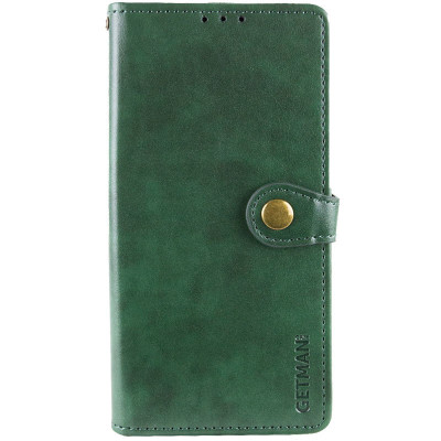 Чохол-книжка GETMAN Gallant шкіряний для Samsung A16 5G- зелений Чохол-книжка GETMAN Gallant шкіряний для Samsung A16 5G- зелений